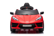 2025 12V Chevrolet Corvette C8  Kids Ride On One Seater Electric Car with RC