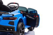2025 12V Chevrolet Corvette C8  Kids Ride On One Seater Electric Car with RC