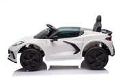 2025 12V Chevrolet Corvette C8  Kids Ride On One Seater Electric Car with RC