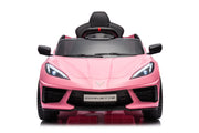 2025 12V Chevrolet Corvette C8  Kids Ride On One Seater Electric Car with RC