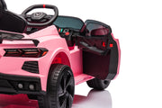 2025 12V Chevrolet Corvette C8  Kids Ride On One Seater Electric Car with RC