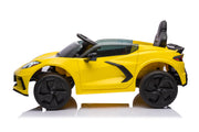 2025 12V Chevrolet Corvette C8  Kids Ride On One Seater Electric Car with RC