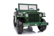 2024 24V Military Willy Jeep Style 3 Seater Electric Kids Ride On Cars with RC