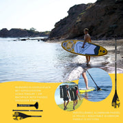 Aqua Marina Vibrant Youth iSUP - 2.44m/10cm with aluminum ACE paddle and safety leash
