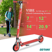 Gotrax Vibe Electric Scooter, 36V Cruise Control and Foldable Electric Scooters Teens for Ages 12+
