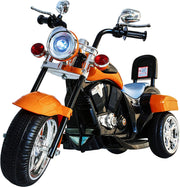 2025 Chopper Style Kids Ride On 3 Wheel Electric Trike Style Motorcycle