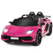 2025 12V Lamborghini Aventador SVJ Kids Ride On One Seater Electric Car with RC