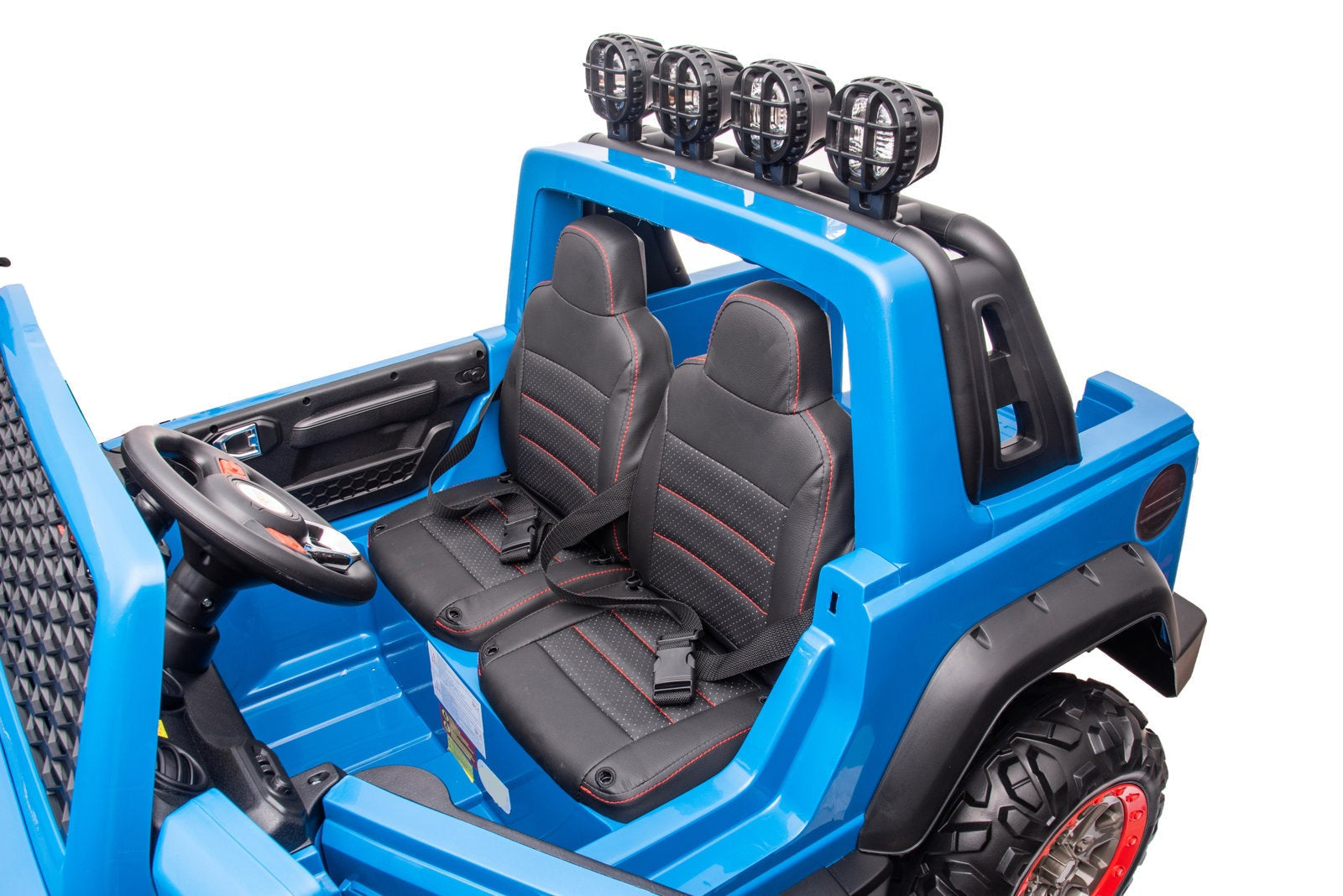 Toddler motorized jeep top