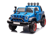 2023 24V Jeep Wrangler Style 4x4 with Top Lights 2 Seater Kids Ride On Car with Remote Control