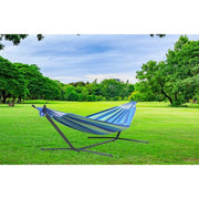 High Quality Hammock with Space Saving Steel Stand Includes Portable Carrying Case