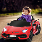 2023 Lamborghini Aventador SVJ 12V Kids Ride On Car With Remote Control