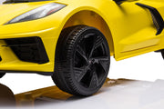2025 12V Chevrolet Corvette C8  Kids Ride On One Seater Electric Car with RC