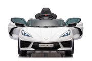 2025 12V Chevrolet Corvette C8  Kids Ride On One Seater Electric Car with RC