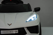 2025 12V Chevrolet Corvette C8  Kids Ride On One Seater Electric Car with RC