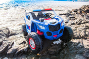 New 2023 24V Police Dune Buggy 2 Seater Ride On Cars With Remote Control