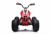 24V Sport Utility Edition Kids Ride On 2 Seater Electric ATV With Rubber Wheels and Leather Seat