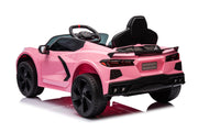 2025 12V Chevrolet Corvette C8  Kids Ride On One Seater Electric Car with RC