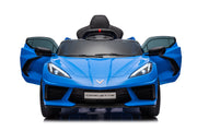 2025 12V Chevrolet Corvette C8  Kids Ride On One Seater Electric Car with RC
