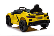 2025 12V Chevrolet Corvette C8  Kids Ride On One Seater Electric Car with RC