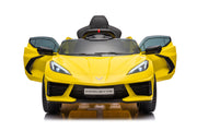 2025 12V Chevrolet Corvette C8  Kids Ride On One Seater Electric Car with RC