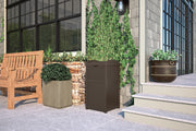 Suncast Wicker Trash Hideaway - Java
