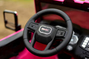 GMC Sierra 12V 2 Seater Kids Ride On Car With Remote Control Pink