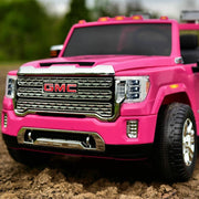 2024 Licensed GMC Sierra 24V 2 Seater Kids Ride On Car With Remote Control Pink