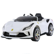 2023 12V Ferrari F8 Style with Parental Remote Control, Dual Motors, LED Lights & more!