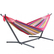 High Quality Hammock with Space Saving Steel Stand Includes Portable Carrying Case