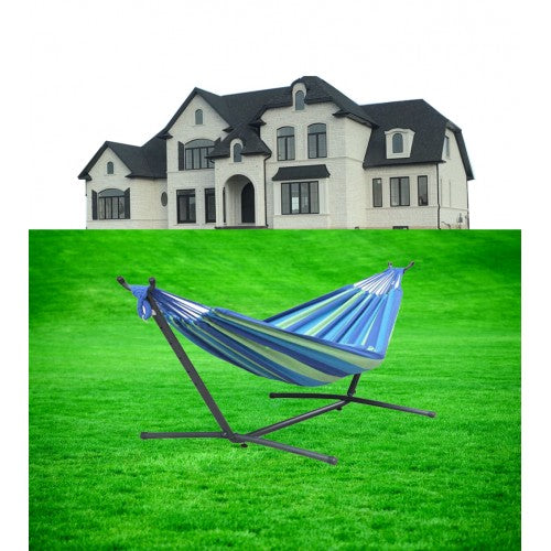 Sorbus double hammock sales with steel stand