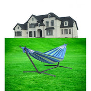 High Quality Hammock with Space Saving Steel Stand Includes Portable Carrying Case
