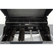 Barbecue Kenmore - 4 Burner + Sider Burner All Black Grill BBQ with Black Glossy Lid