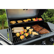 Barbecue Kenmore - 4 Burner + Sider Burner All Black Grill BBQ with Black Glossy Lid