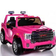 2024 Licensed GMC Sierra 24V 2 Seater Kids Ride On Car With Remote Control Pink