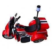 12V Kids Ride On Police Motorcycle Tricycle Motorbike with Siren Lights, Walkie Talkie