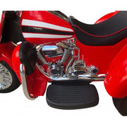 12V Kids Ride On Police Motorcycle Tricycle Motorbike with Siren Lights, Walkie Talkie