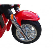 12V Kids Ride On Police Motorcycle Tricycle Motorbike with Siren Lights, Walkie Talkie