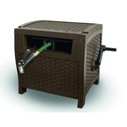 Suncast - 175 ft. Slide Trak Hose Hideaway - Java