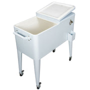 Permasteel Patio Coolers - 80QT - WHITE