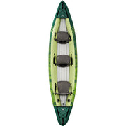 Aqua Marina Ripple-370 Recreational Canoe - 3 person. Inflatable deck. 2-in-1 Canoe & Kayak convertible paddle set x2. Canoe seat x3.