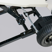 2025 36V Electric Go Kart With Adjustable Seat Comes in White With Speeds Up To 15 Mph