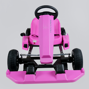 2024 36V Electric Go Kart with Adjustable Seat. Comes in Pink with Speeds Up To 15 Mph