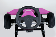 2024 36V Electric Go Kart with Adjustable Seat. Comes in Pink with Speeds Up To 15 Mph