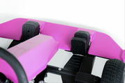 2024 36V Electric Go Kart with Adjustable Seat. Comes in Pink with Speeds Up To 15 Mph