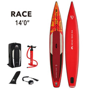 Aqua Marina Race iSUP - 12'6" 3.81m/15cm with coil leash