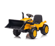 2025 12V Excavator Tractor Kids Ride On One Seater Electric Truck with RC and Wagon