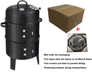 Barbecue Grill Charcoal Smoker 4-in-1