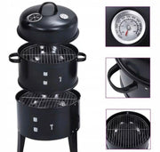 Barbecue Grill Charcoal Smoker 4-in-1