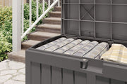 Suncast 50 Gallon Medium Deck Box with Seat - Stoney