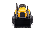 2024 12V Excavator 1 Seater Tractor Ride on for Kids with Parental RC and Wagon